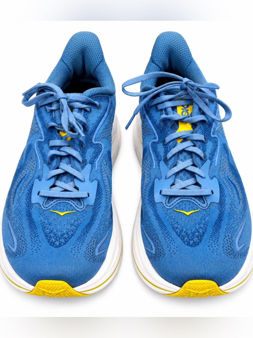 HOKA Clifton 10 Men’s Running Shoes Blue/Yellow – Size 12.5 D